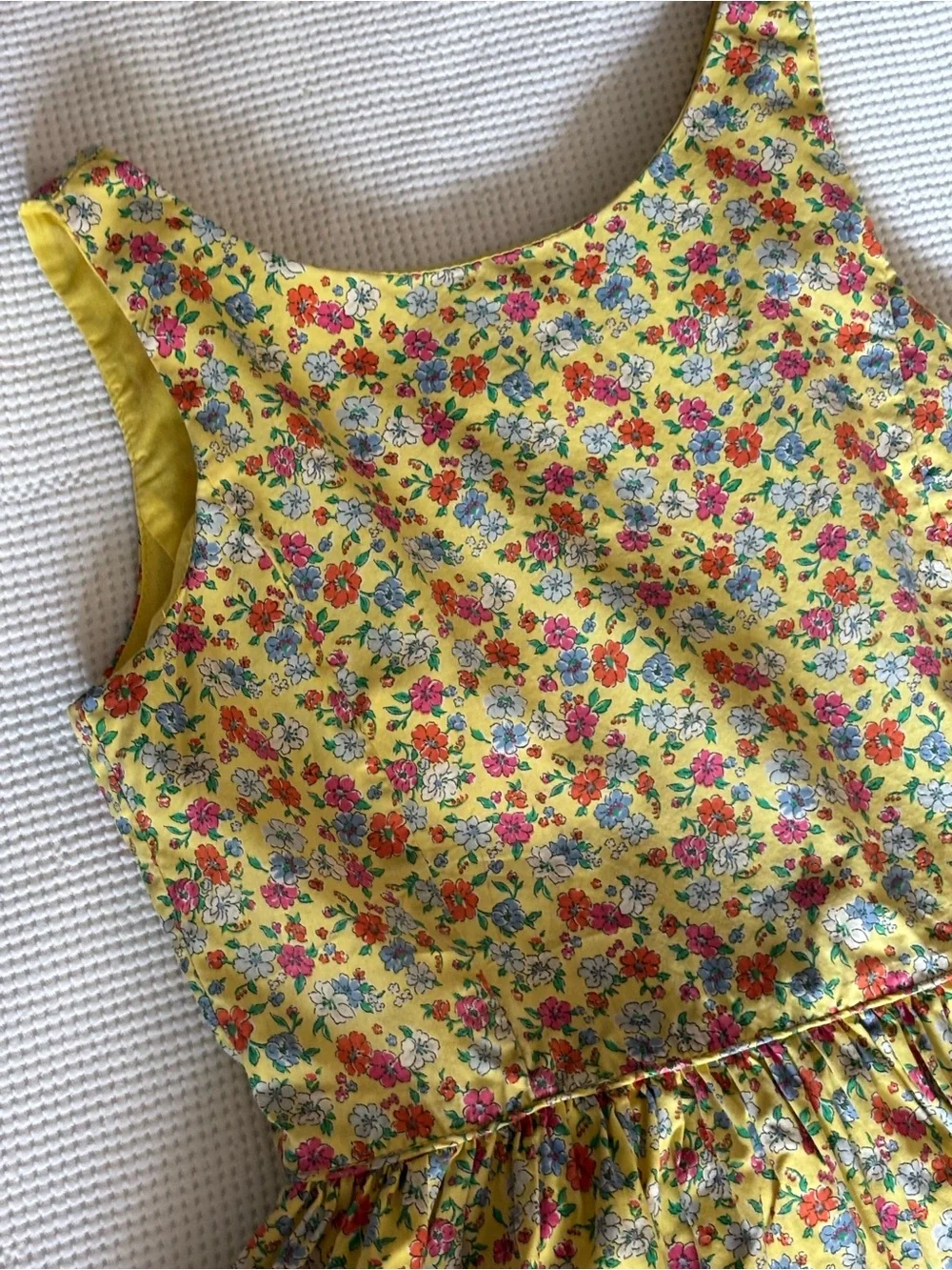 Polo by Ralph Lauren Yellow Floral Tank Dress